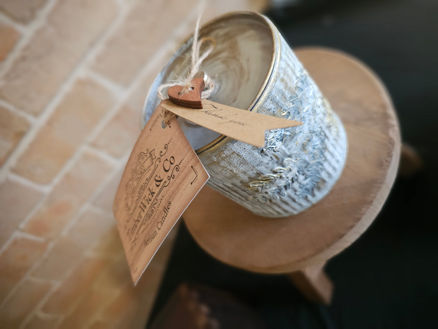 Vintage Tin Soy Candle 16oz - Handpoured Artisan