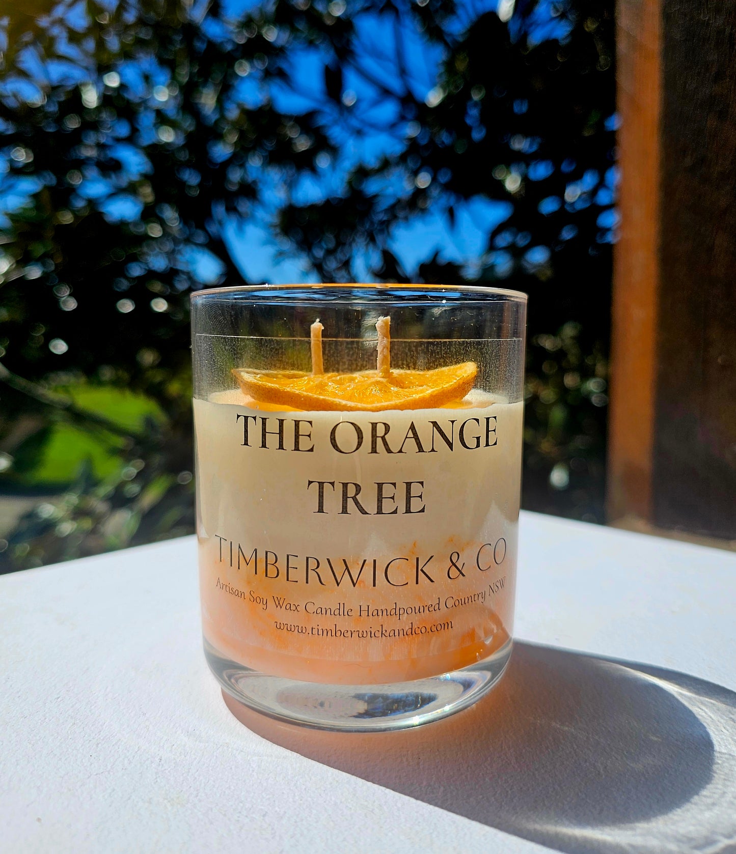 Orange Tree Scented Candle - Large 500g Double Natural Wick
