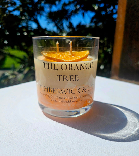 Orange Tree Scented Candle - Large 500g Double Natural Wick