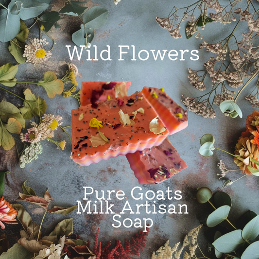 WILDFLOWER Natural Goats Milk & Shea butter SOAP