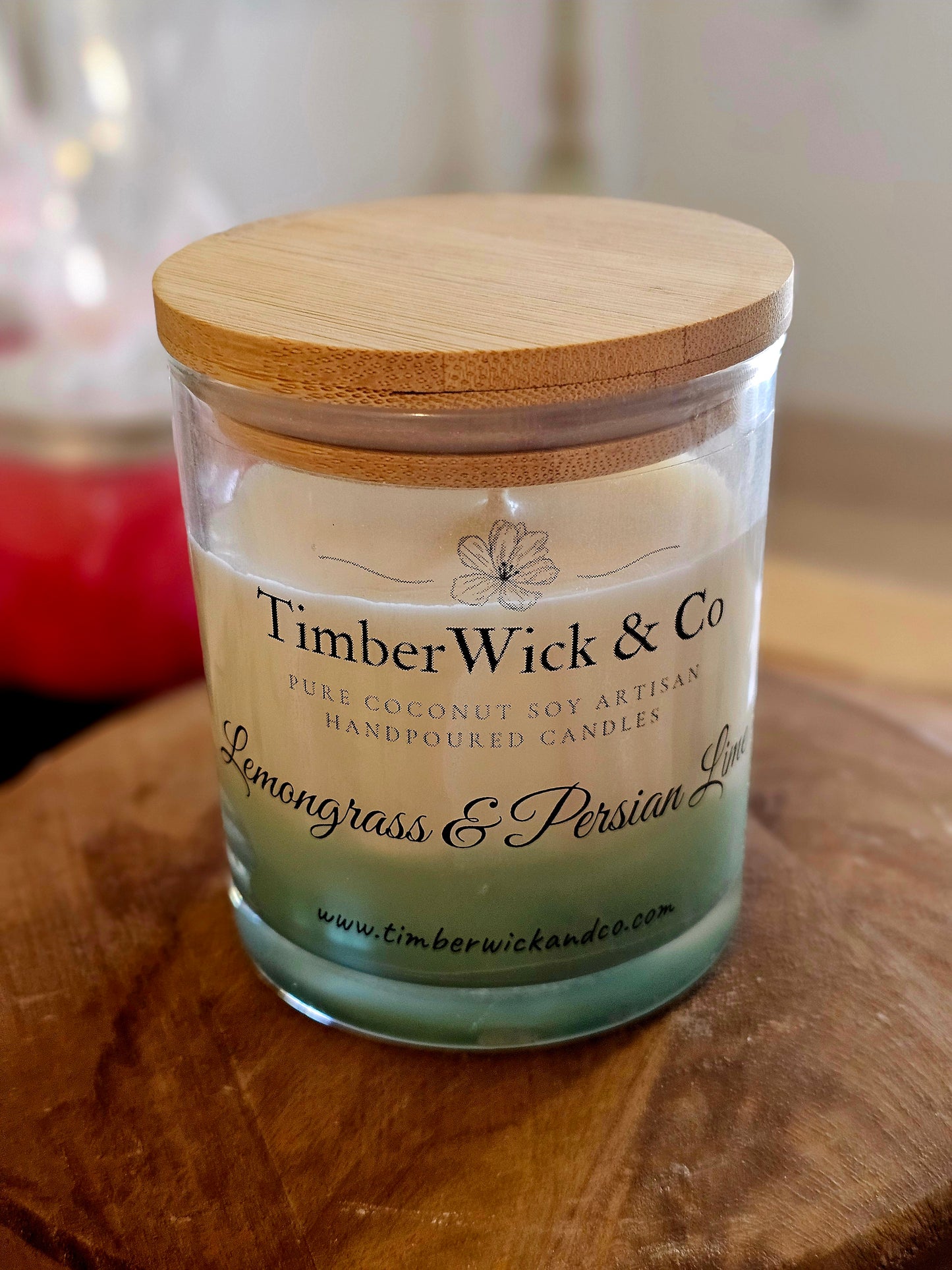 MEDIUM JAR CANDLE Timber Lid