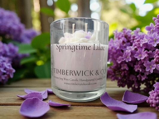 Springtime Lilac Scented Candle - Large 500g Double Wick