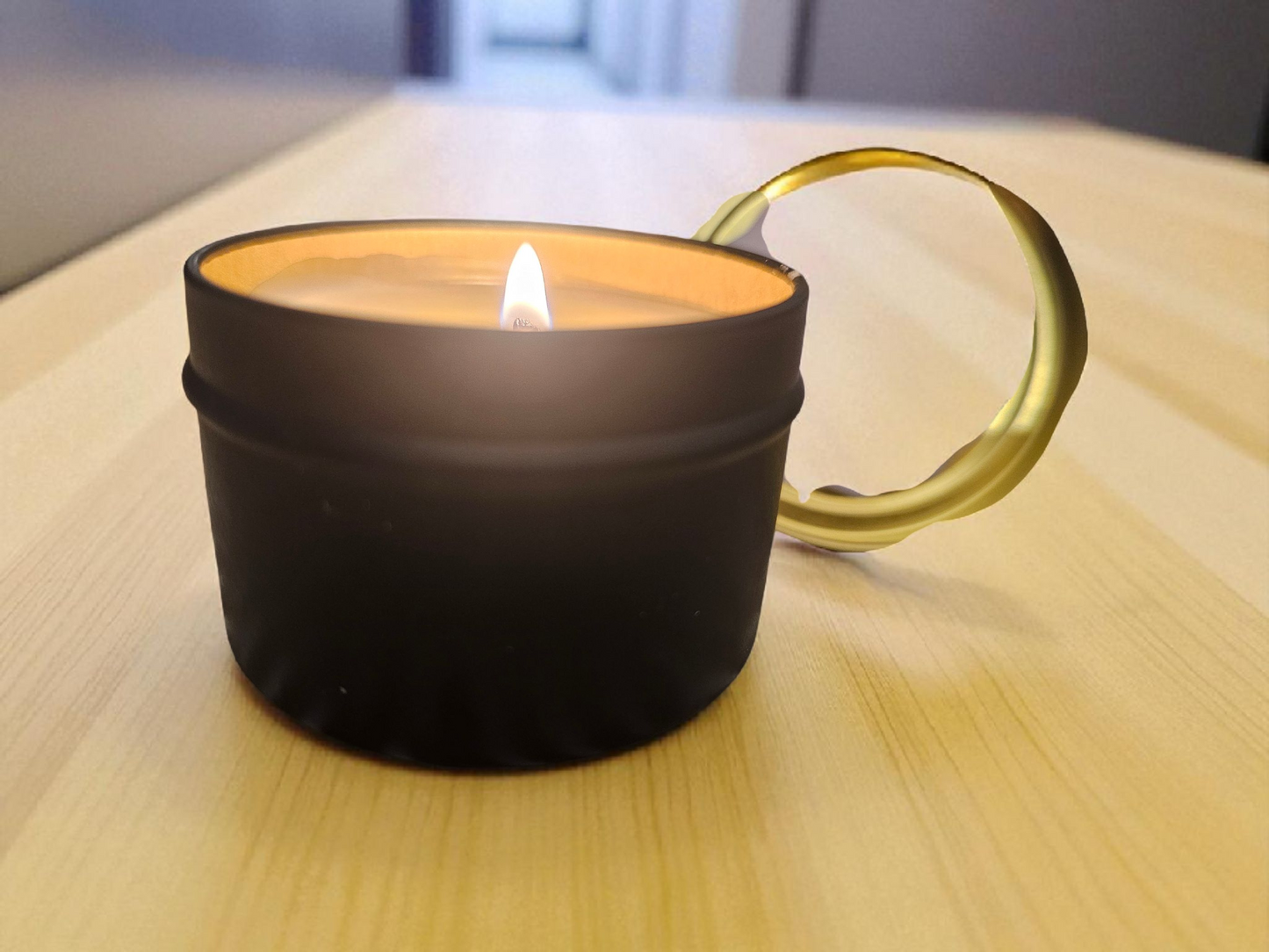 LAZY SUNDAY'S (TRAVEL TIN) SOY WAX CANDLE & TOTE BAG